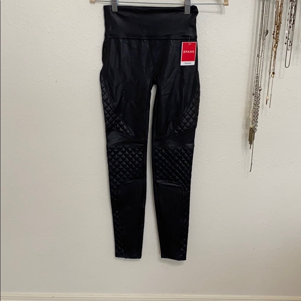 black spanx leggings